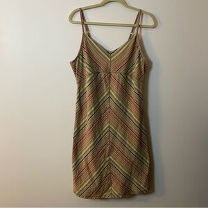 Royal Robbins UPF 40 Striped Multicolor Dress size XL